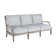 Haley Teak Outdoor Lattice Back Sofa