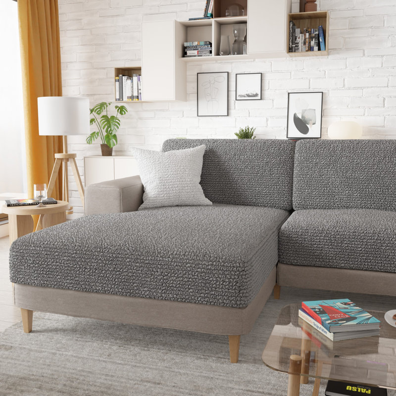 Housse extensible pour housse de coussin - Facile à nettoyer et durable - Collection Comfort, Coussin de chaise longue