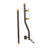 Flame King 3-Outlet Adapter 20LB to 1LB Propane Distribution Post Pole Tree Stem Stand