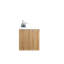 Ensemble de meuble-lavabo mural simple de 59,5 po Polychronis-844189927