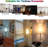 Modern LED Floor Lamp With Linen Shade, Iron Pole & Foot Switch, Tall Standing Lamp For Living Room, Bedroom, Office, Dining Room, Kitchen (Includes Bulb)-2058906244