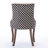 Dining Chair Of Two, Thickened Fabric Upholstery, Solid Wood Legs, Bronze Trim, Beige Pattern, Fascinating Space, Sw2207bg 2 Chairs, Luxurious Fabric, Frame, , & , Alluring,-520736008