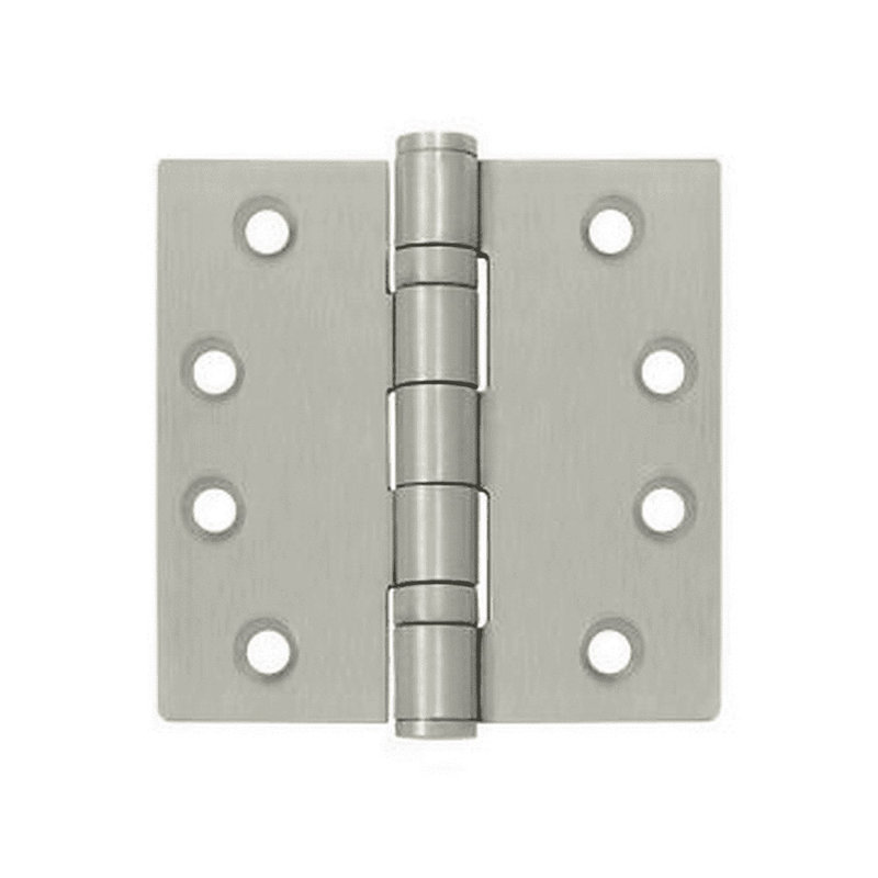 Steel Surface Mount Hinge, Brushed Nickel