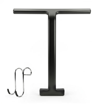 Shower Squeegee, All-One-Piece Silicone Squeegee, Household Window Mirror Squeegee, (Black)