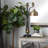 Aluminum Metal Pulley Black Table Lamp