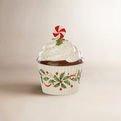 Holiday Cupcake Porcelain Nut Bowl
