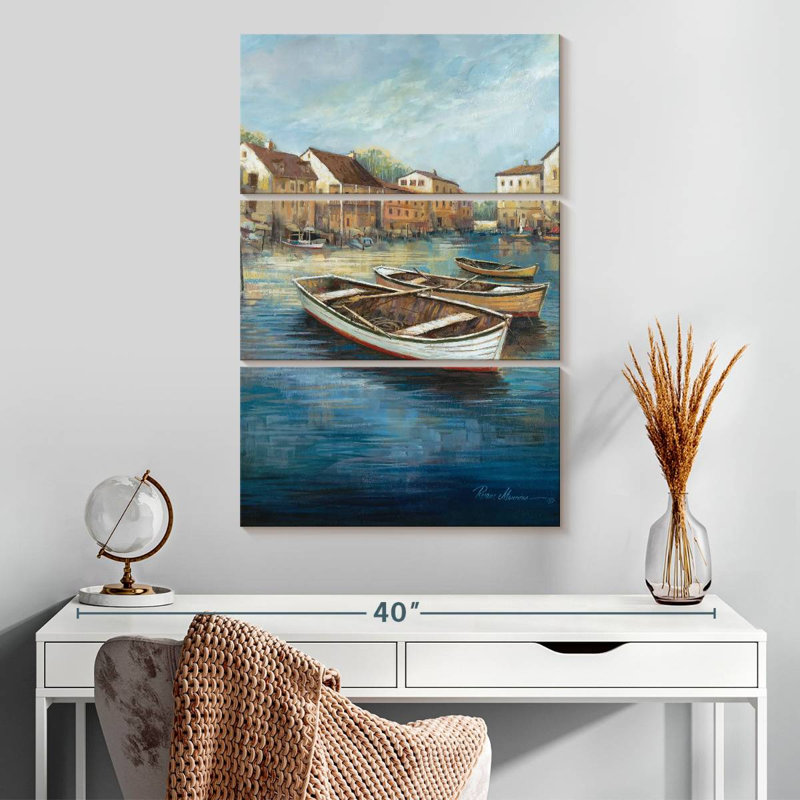 Mehar Tranquil Harbor I, 32" H x 20" W