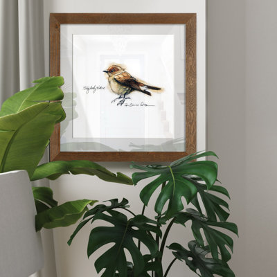 Mixed signaux I-reproduction de peinture encadrée sur papier