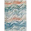 Tapis sarcelle intérieur / extérieur lavable à la machine Claudian ACN1623-109535764