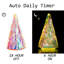 Décoration d'arbre de Noël en verre coloré