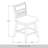 5-Piece Counter-Height Dining Set with Swivel Chairs and Square Table, Antique Grey-1656241003
