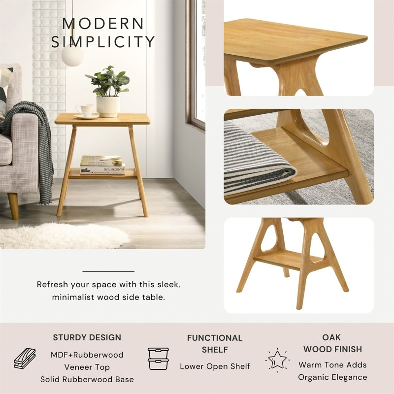 Ensemble de table basse 3 pièces Arona, Blanc cassé