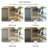 Counter Height Bar Stool Barrel Counter Stool With Backrest,Silver-Gray Velvet Gold Metal Base-993043390-990087651