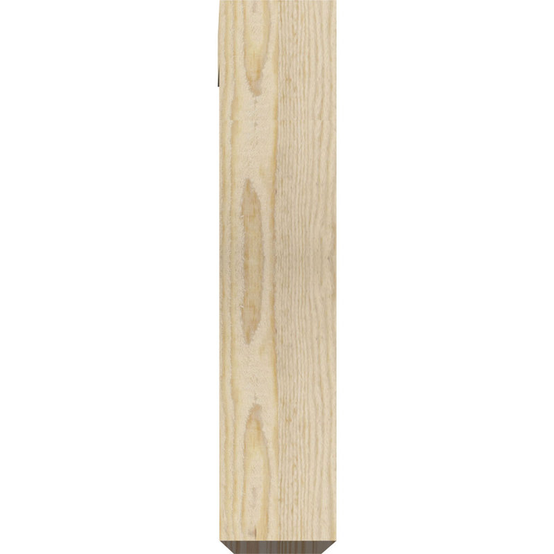 Fleur de lys triple support artisanal Ironcrest, H 19 po x P 16 po, Sapin Douglas de l 4 po x T 2 po (sciage brut)