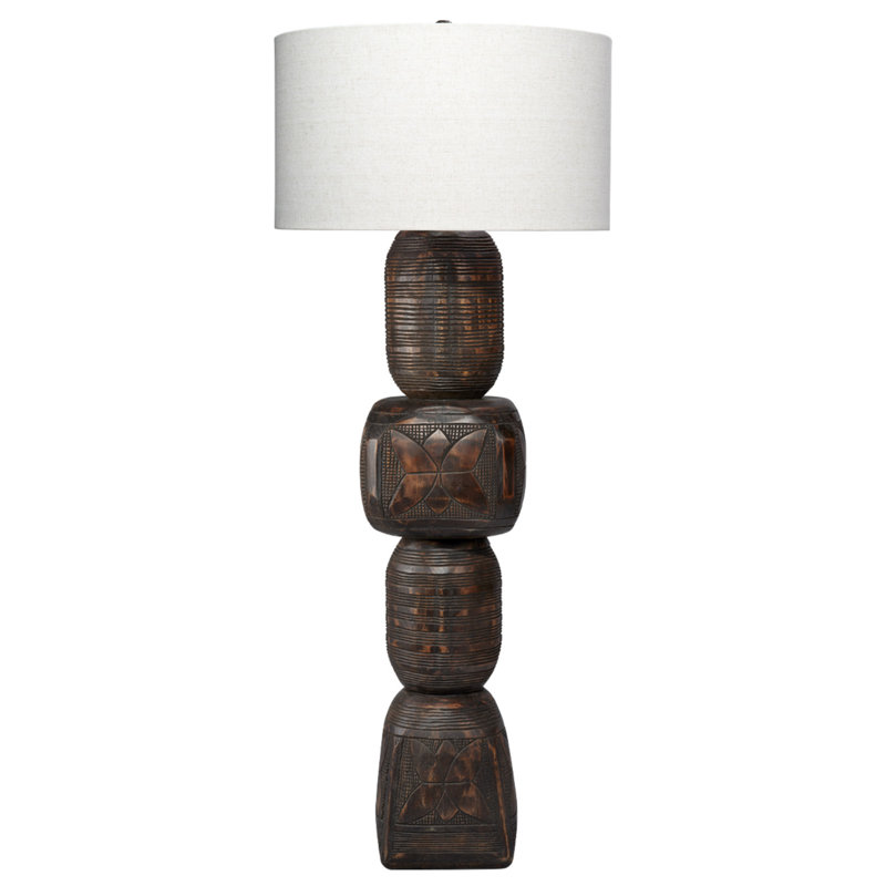 Totem Floor Lamp, Dark Black