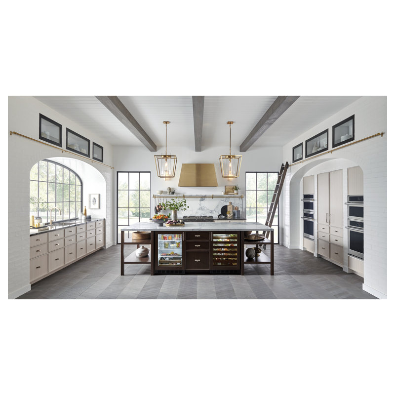 Monogram Premium Column Pair: 30" W Freezer Column + 24" W Refrigerator Column, Panel Ready, No, Stainless Steel, Statement