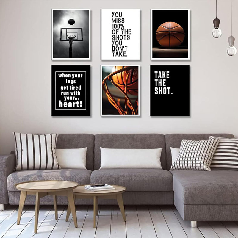 6 Piece Wrapped Canvas Print