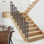 Rampes d'escalier décoratives en forme de U 35,43 po-120095849