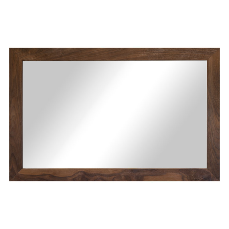 Rayne Mirrors Ozark Hardwood Mirror Walnut, 33" x 52"