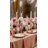 6 Piece Gold Acrylic & Metal Candle Holder Set, Modern Tabletop Centerpiece Decor for Home Wedding Party, Christmas & Halloween decorations-754056946