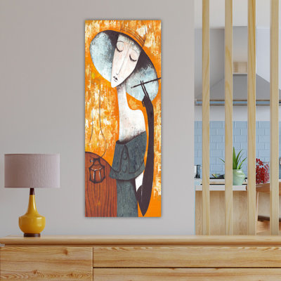 Superbe peinture sur toile décorative, 11,8 po x 31,5 po | 100% toile, encadrée avec un cadre 100% bois (épaisseur: 1,6 po) | Parfait pour la décoration intérieure, le salon et le bureau, élégant et accrocheur