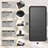 RDM Easy Clean, Waterproof Non-Slip Indoor/Outdoor Black Rubber Boot Tray