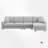 3 - Piece Upholstered L-Shaped Sectional Couch-959703761