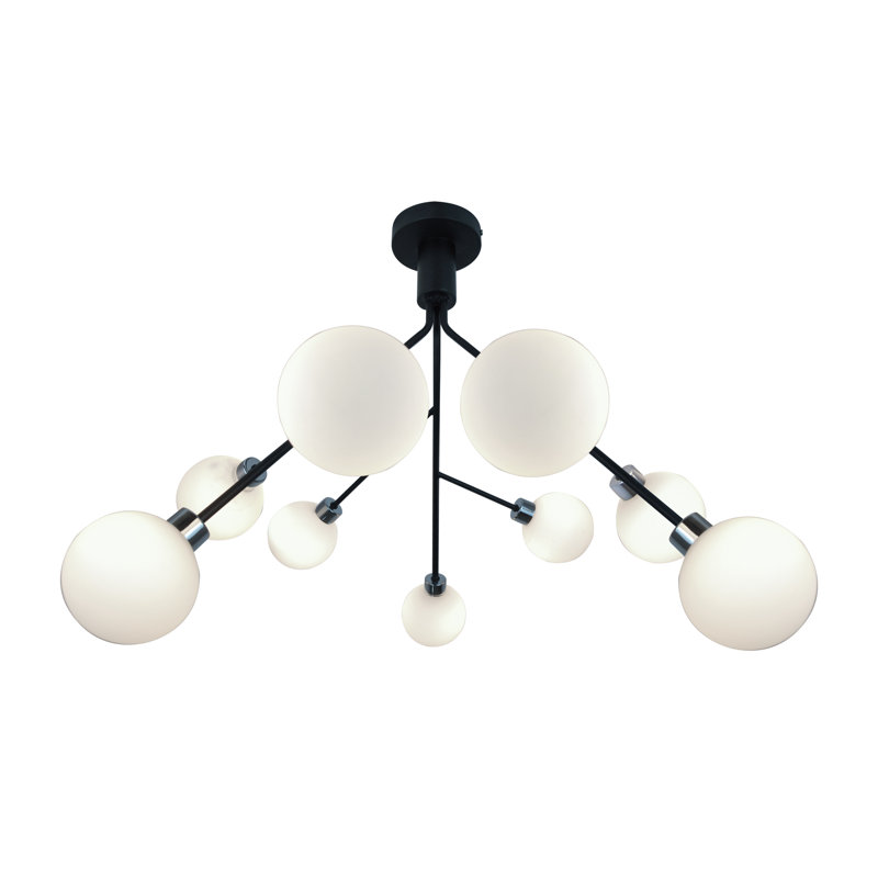Sarah Glass Semi Flush Mount