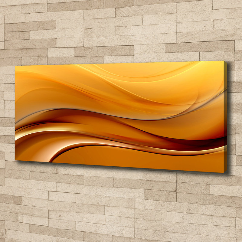 Waves Background - Wrapped Canvas Print
