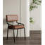 Upholstered Dining Room Wrought Iron Home Armchair-1017021829