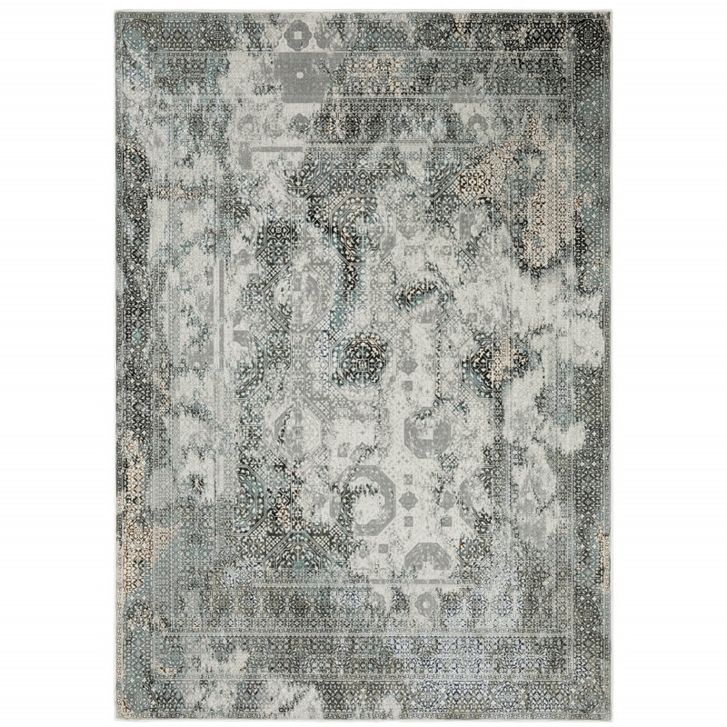 Oriental Indoor Rug, Rectangle 7'10" x 10'10"