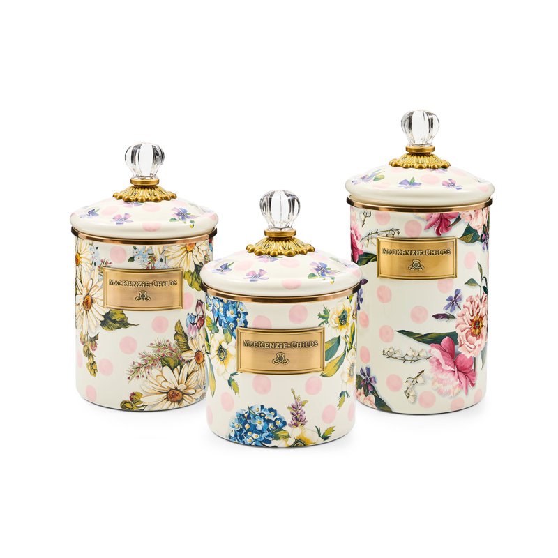 Wildflowers Pink Canister