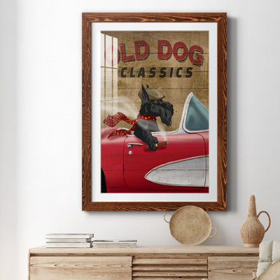 Old Dog Classics - impression encadrée