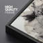 "Black and White Floral Art", très grandes photos, impression sur toile encadrée-128129827-128129825