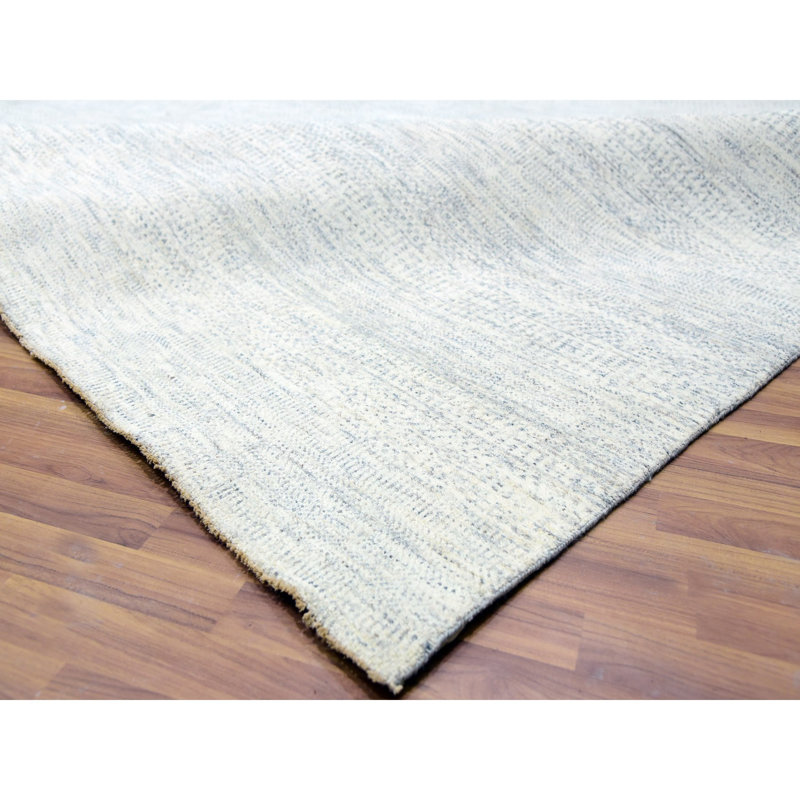 Tapis surdimensionné en laine nouée à la main 14 pi 1 po x 16 pi Edgecomb