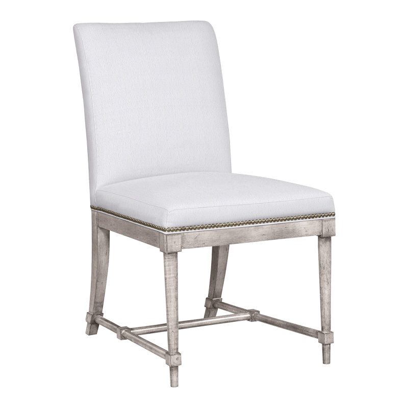 Chaise d'appoint Chronos, Oui, Neige Navada, Gris colombe