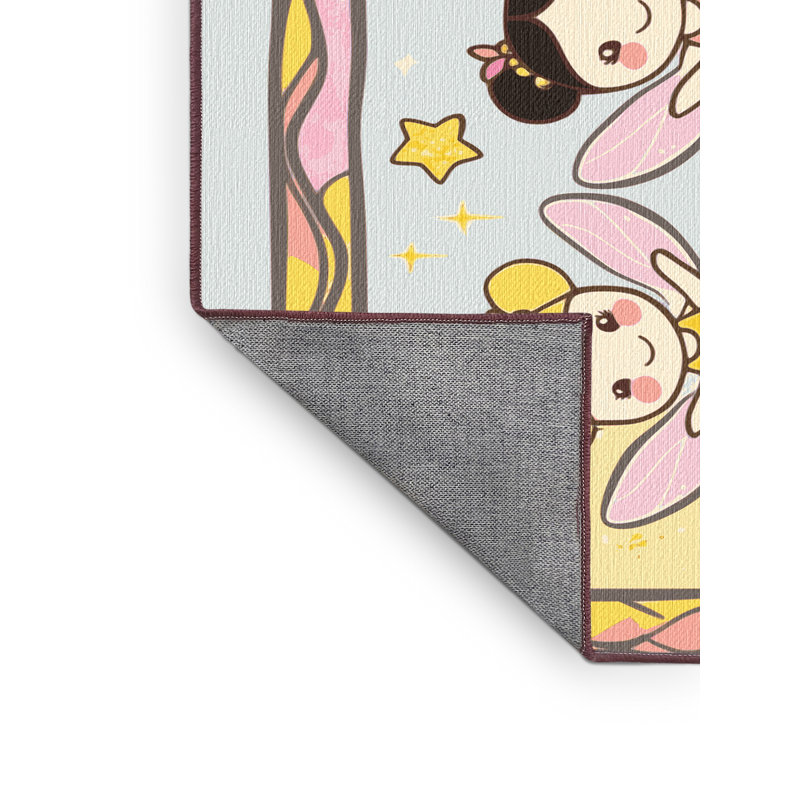 Tapis fantaisie Zoomie pour enfants Zoomie, Rectangulaire 2 pi x 3 pi