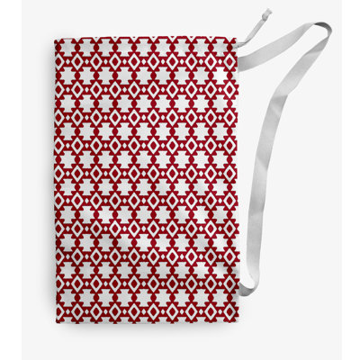 Sac à linge géométrique