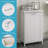 Tilt-Out Laundry Hamper, White