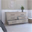 Commode double à six tiroirs Luxor, quatre pieds-211298826