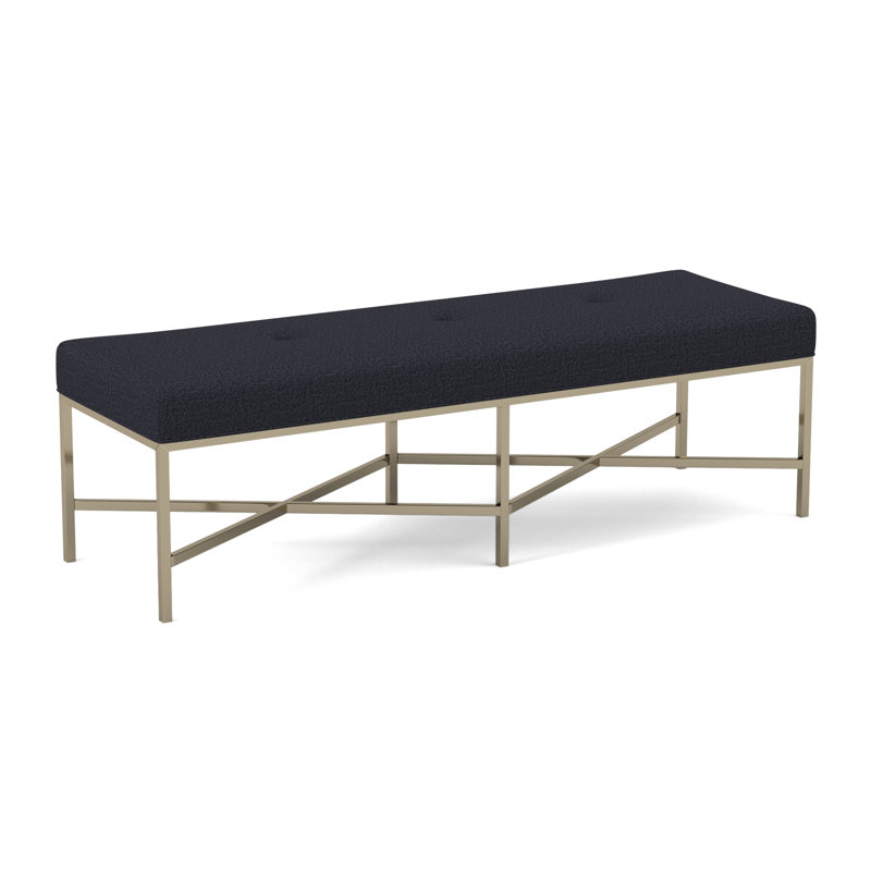 Banc Percy, 100% polyester bleu marine de Venise