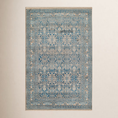 Velay Blue Gray Oriental Rug