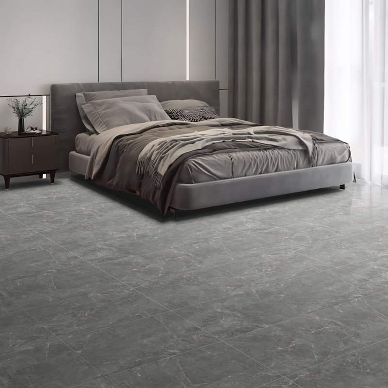 Art3d 24''x12'' Click-Lock Luxury Vinyl Flooring Tile, Interlocking Waterproof SPC Rigid Core Marble Flooring Tile,Set of 12