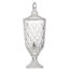 Distributeur de boissons avec couvercle 19 po Gareth - Transparent, argent poli
