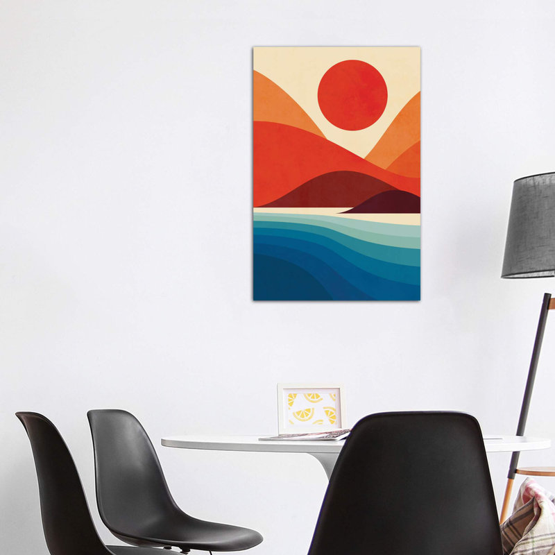 « seaside » par jay fleck-impression sur image, H 48 po x l 32 po x P 1,5 po, Toile tendue