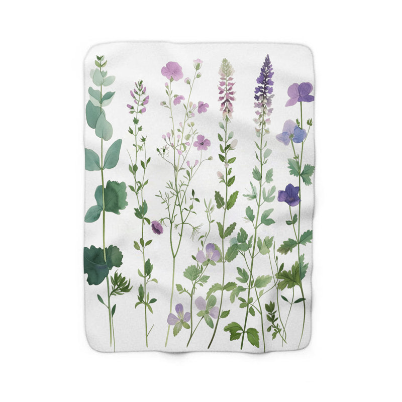  Couverture Herbal Essence, Grand lit