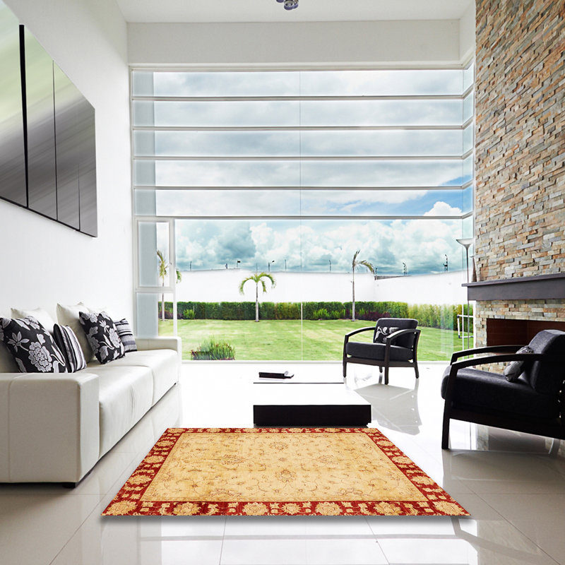 Tapis abstrait moderne 724, Carré 5 pi