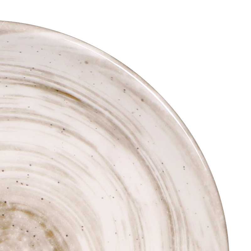 Van Gogh Round 7.5" Appetizer Plate, Taupe