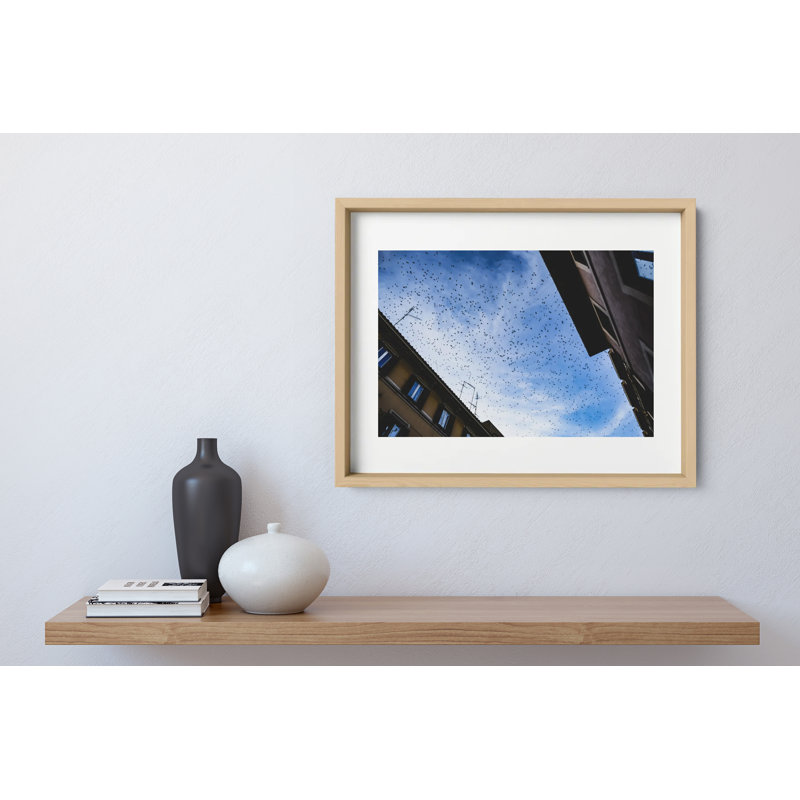 Before Sunset Print by Joseph Regan, 14" H x 16" W x 0.75" D, Natural