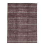 Striped Area Rug in Wine
